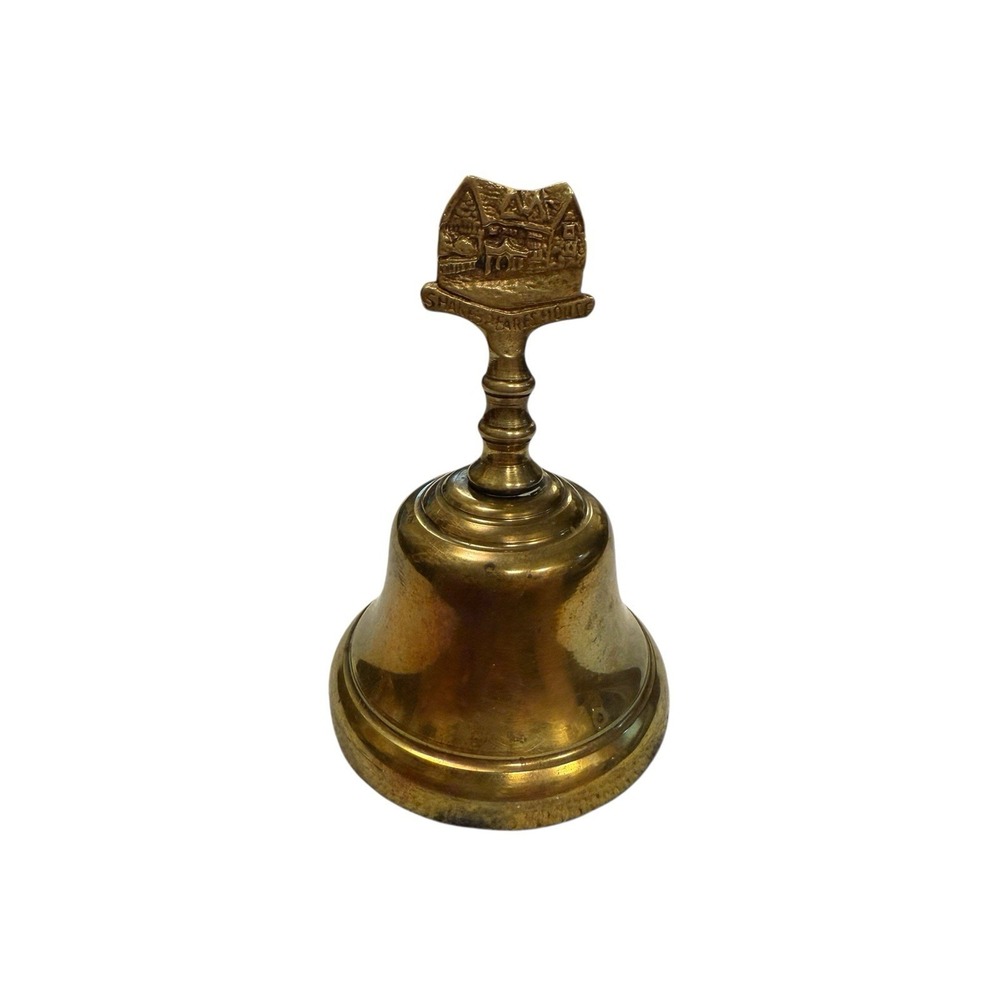 Shakespeare House Stratford Vintage solid brass desk bell